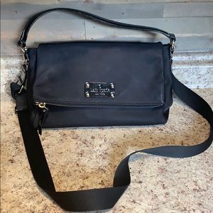 Kate Spade Black Crossbody/Clutch  w/Patent Detail
